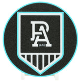 Port Adelaide Power AFL Coaster 3D Printed Drink Coaster - The 3D Print Smiths